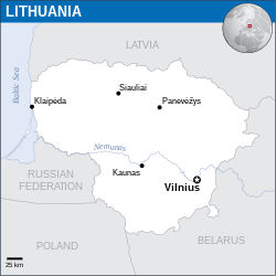 Lokasi Lituania