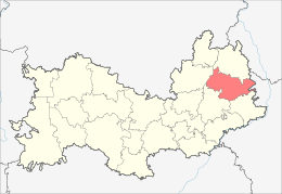 District d'Atjaševskij - Carte