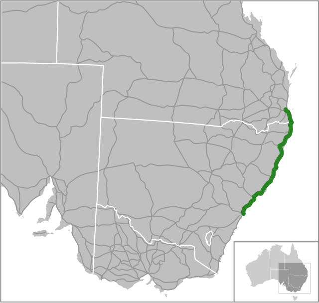 Old Pacific Highway Map Pacific Highway (Australia) - Wikipedia