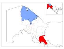 Situo de la samnoma distrikto en Karakalpakio