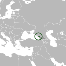 Location of the region of Abkhazia in Eastern Europe.svg