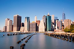 Lower Manhattan viewed from Brooklyn