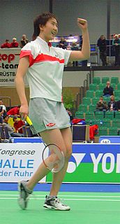 Lu Lan Badminton player