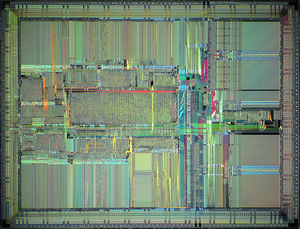 MIPS R4000 die shot