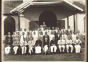Malabar Church Council with Reverend Karl Hartenstein 1932 Malabar Church Council with Rev Karl Hartenstein 1932.jpg