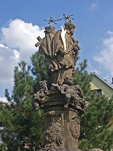 Doppelstatue des hl. Johannes von Nepomuk