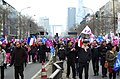 L'avenue Charles de Gaulle à Neuilly-sur-Seine durant la manif pour tous du 24 mars 2013