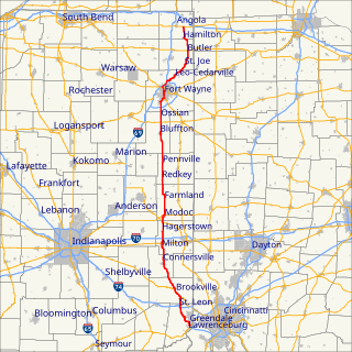 Indiana State Road 1 State highway in Indiana, United States