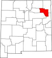 Map of New Mexico highlighting Harding County.svg