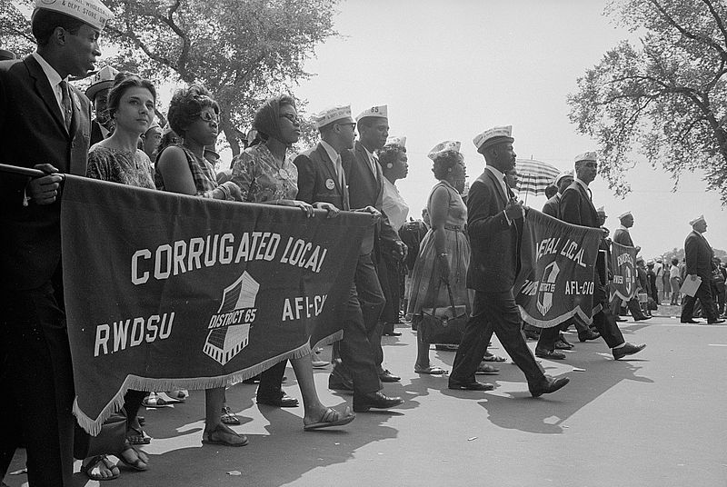 File:Marchers with Metal Local, Corrugated Local banner.jpg