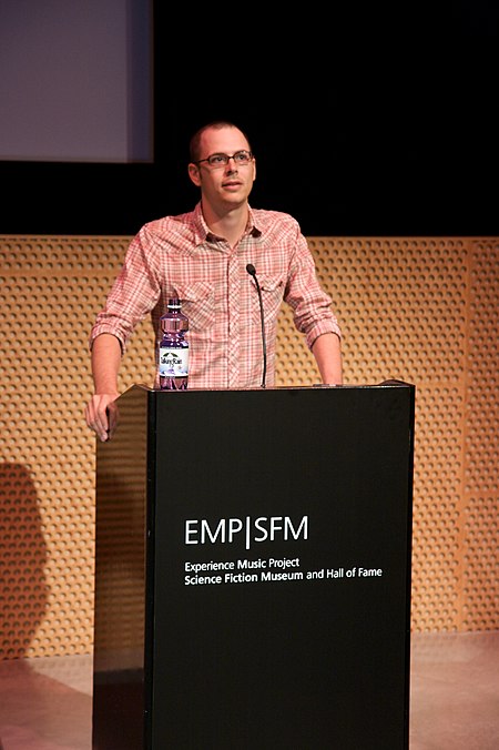 Marcin Wichary - Daniel H. Wilson’s talk (2678726874).jpg