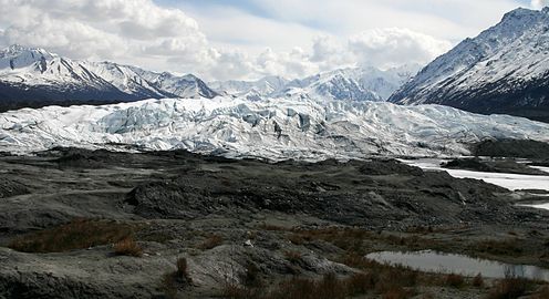 At Matanuska Glacier, Alaska