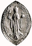 Seal of Matilda of Scotland, one of the candidates for the "fair lady" of the refrain Maud of Scotland.jpg