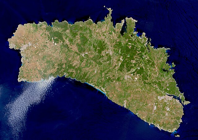 Sentinel-2 image of Menorca