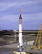 MR-4 (グリソム飛行士) の発射。1961年7月21日