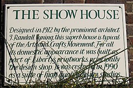 Merton Abbey Mills Show House plaque.jpg