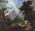 Міхаель Вільман, «Пейзаж зі сном Якова», бл​​. 1691, Музей Боде (Берлін)