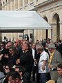 Michel Drucker na Belmondovom pohrebe v Invalidovni.