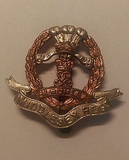 Middlesex Regiment Infantry regiment of the British Army