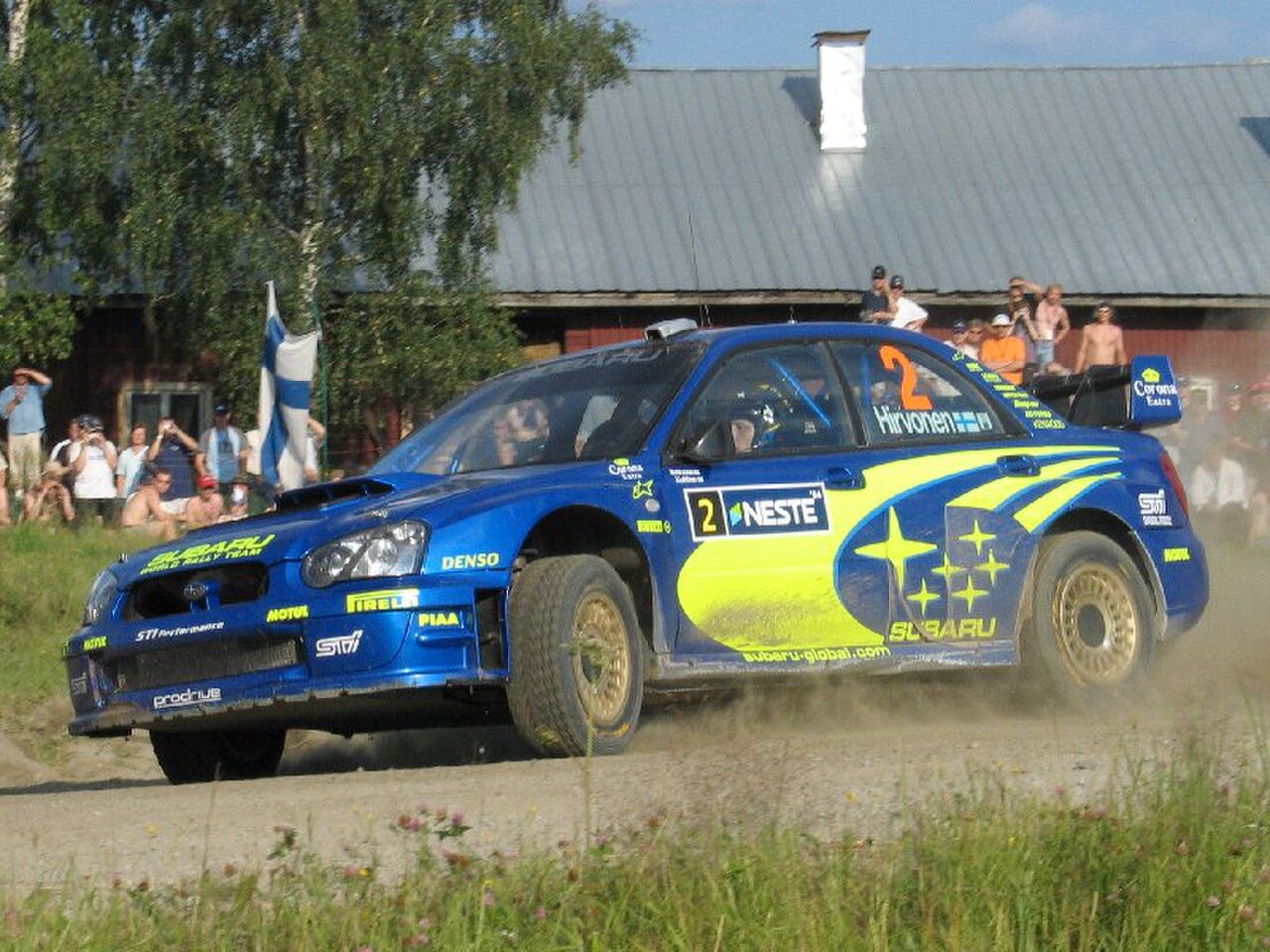 Image of Mikko Hirvonen - 2004 Rally Finland