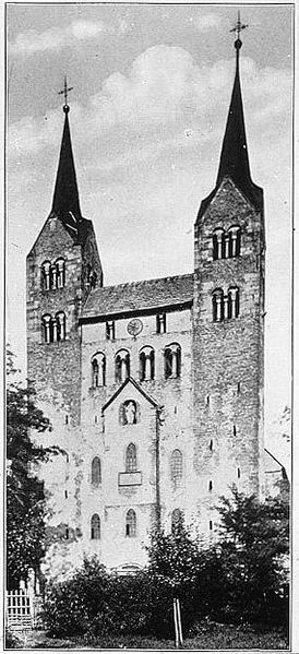 Corvey Abbey in Germany, where Annals 1–6 were discovered.