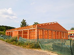 Milovice - building construction