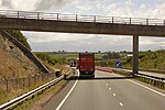 Thumbnail for File:Minor Road Bridge over the North Wales Expressway - geograph.org.uk - 6013459.jpg