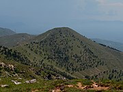 Il monte Taccone visto dal monte delle Figne