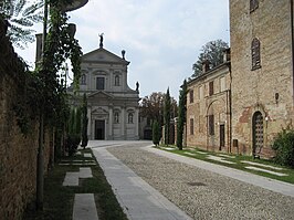 Centrum van Montebello della Battaglia