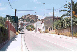 O castelo de Montesa destaca-se da vila com o mesmo nome e mostra os efeitos dos sismos do século XVIII.