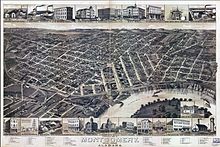 1887 bird's eye illustration of Montgomery. Montgomery 1887.jpg