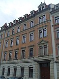 Apartment building in closed development