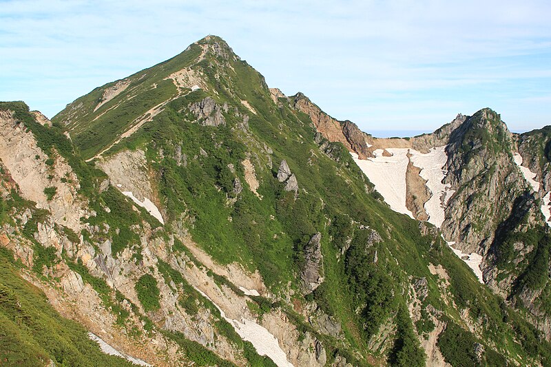 File:Mount Karamatsu from Happo Ridge.jpg