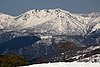 大日ヶ岳から望む野伏ヶ岳（2015年4月28日撮影）