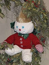 Mr. Bingle plush doll sold in 2005 MrBingleDollWreath.jpg