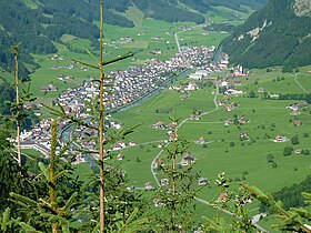 Muotathal, vista desde el cinturón grande