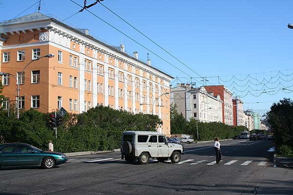 Central part of Murmansk