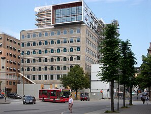 Departementshuset under ombyggnad, 2011.