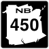 Route 450 marker