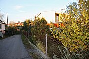 Čeština: Na Spojce – ulice v Rudolfově, okres České Budějovice, Jihočeský kraj. English: Na Spojce – street in Rudolfov, České Budějovice District, South Bohemian Region, Czechia.