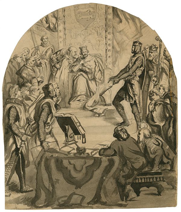 A 19th century drawing by Thomas Nast