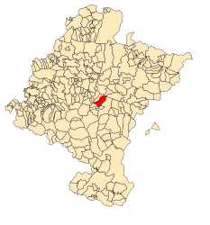 Olóriz – Mappa