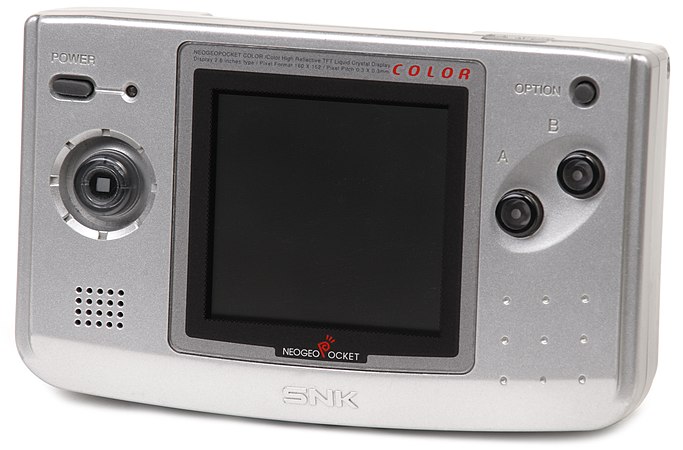 The Neo Geo Pocket Color handheld console.