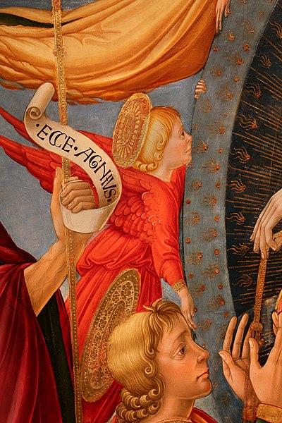 File:Neri di bicci, madonna della cintola tra i ss. g. battista e bartolomeo, 1480 ca. 03.jpg