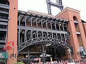 The St. Louis Cardinals' Busch Stadium during its first season in 2006. Newbuschstl123sk.JPG
