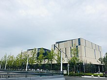 Exterior view of the new building Ningbo Library East New Town 20180907.jpg