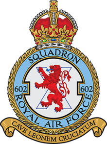 No.602 Squadron "City of Glasgow" Unit Badge.png