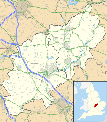 Northamptonshire UK location map (2021).svg