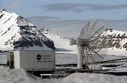The NASA research facility in Ny-Ålesund