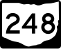 State Route 248 marker